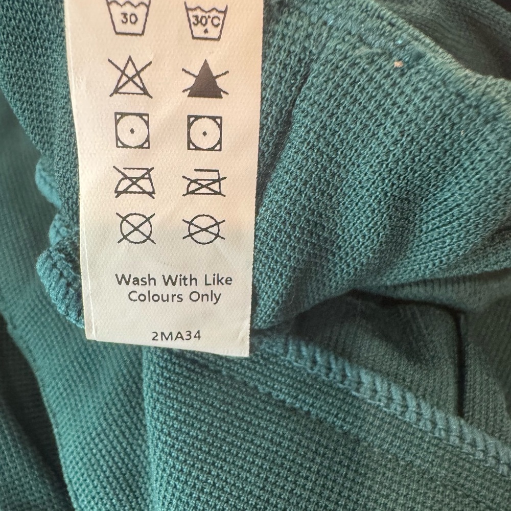 NWT Halara Dark Green Flex Waffle Knit Pants Size XL - Picture 5 of 6